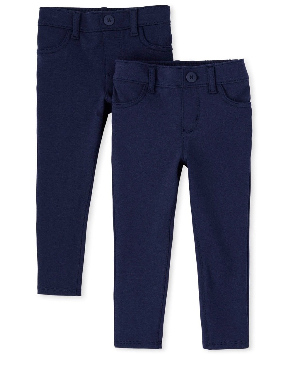 The Children's Place - Toddler Girls Uniform Pull On Jeggings - 2 Pack
